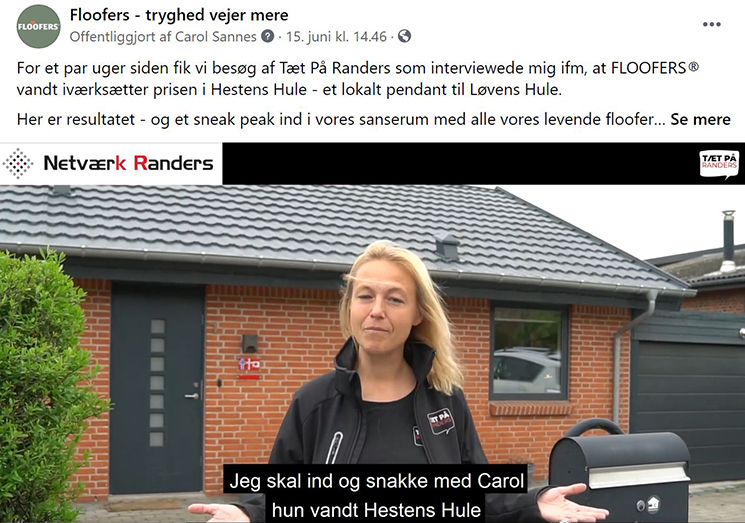 Floofers med i Tæt på Randers